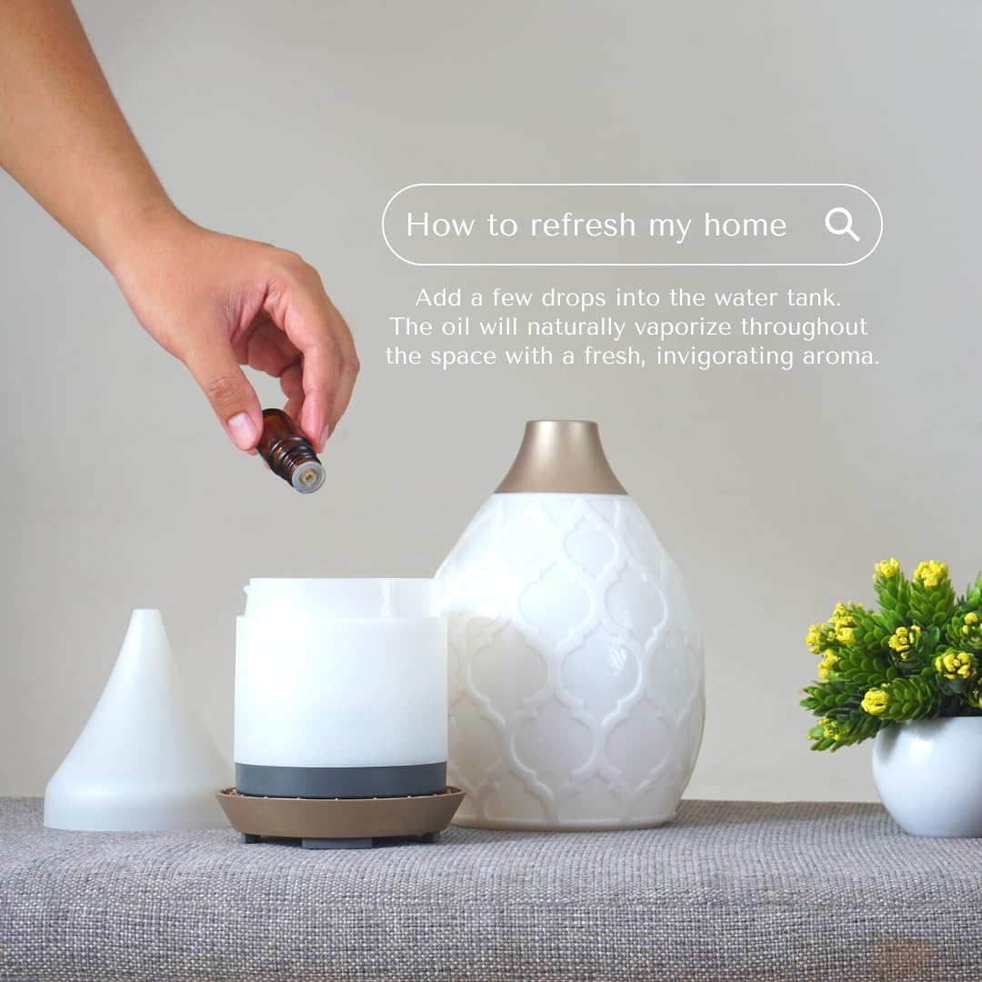 Peppermint Essential Oil (Mentha Piperita) – 16 fl oz (473 ml) Amber Glass Bottle – 100% Pure & Natural Therapeutic Grade Essential Oil by GreenHealth