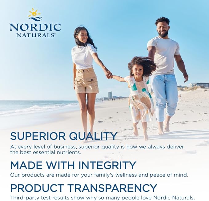 Nordic Naturals Ultimate Omega, Lemon Flavor - 60 Soft Gels - 1280 mg Omega-3 - High-Potency Omega-3 Fish Oil Supplement with EPA & DHA - Promotes Brain & Heart Health - Non-GMO - 30 Servings