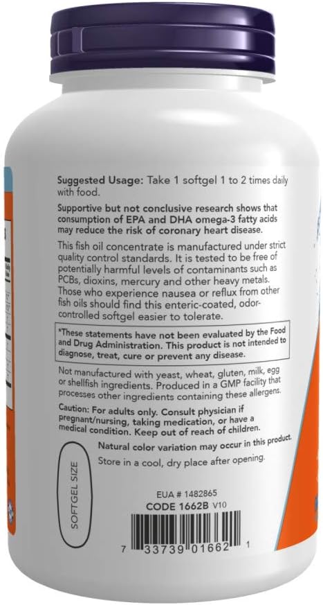 NOW Foods - Ultra Omega-3 500 EPA/250 DHA - 180 Softgels