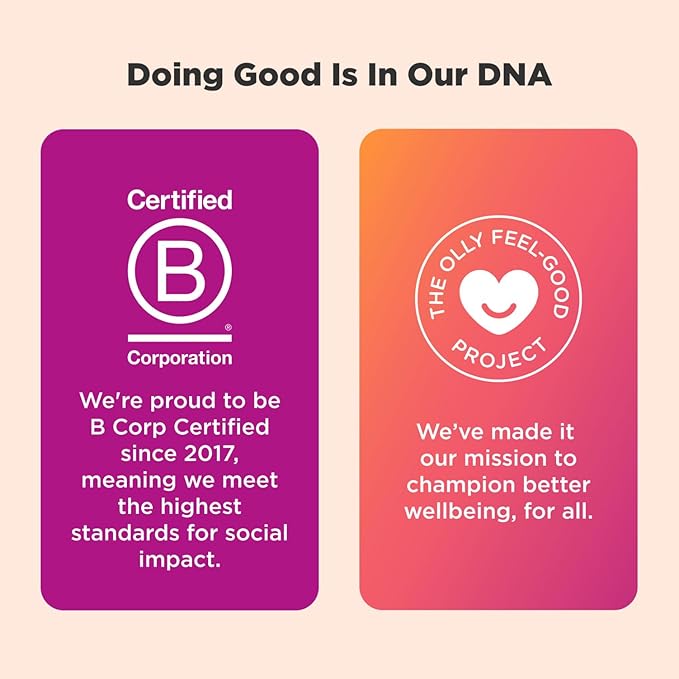 OLLY Ultra Strength Brain Softgels, Nootropic, Supports Healthy Brain Function, Memory, Focus and Concentration, Omega-3s, Vitamins B6 and B12, 30 Day Supply - 60 Count