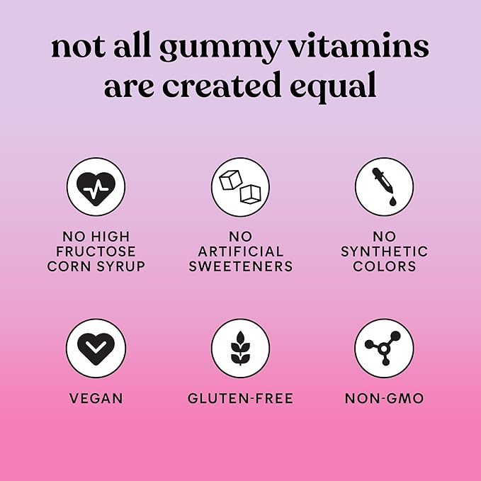 Lemme Debloat - Digestive & Gut Health Gummies with 2 Clinically Studied Probiotics & Prebiotic, 3 Billion CFUs - Vegan, Gluten Free, Non GMO, BlackBerry Flavor (60 Count)