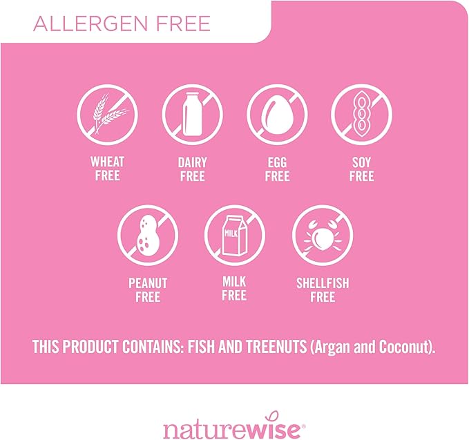 NatureWise Hair Skin and Nails Vitamin, Biotin 5000mcg w/Hyaluronic Acid, Collagen for Women with C, B Complex, D3, A, E, Iron - Non-GMO, Gluten Free - 270 Softgels[3-Month Supply]