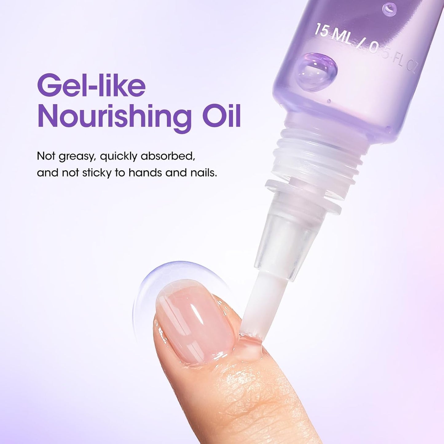 Gellen Cuticle Oil Pen for Nails, Nourishing with Lavender Oil & Vitamin E, Soften Cuticles Strengthen Nail Growth,15ml Pro Nail Care Treatment for Healthier-Looking Nails, On-the-Go, Travel-Sized