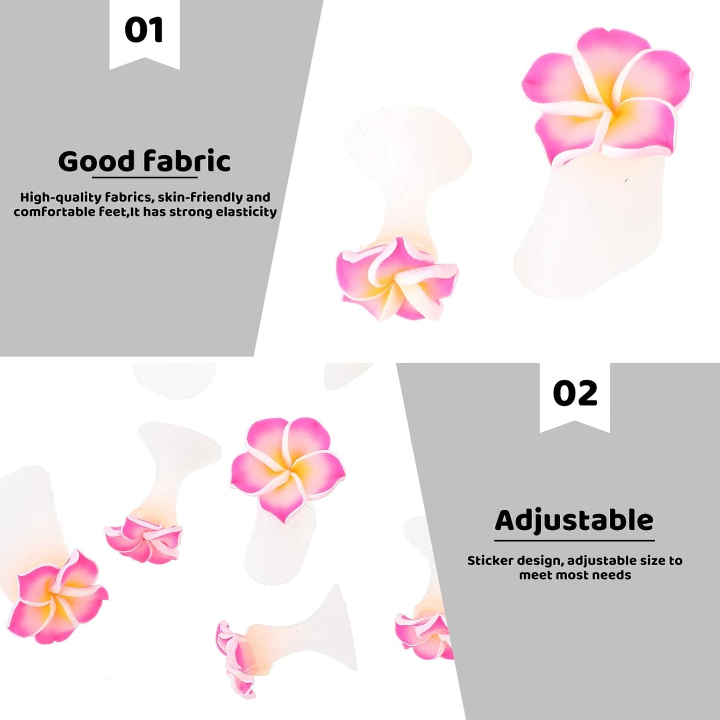 Beaupretty 32 Pieces Nail Polish Toe Stretcher Toe Separators Silicone Nail Art Finger Separators Toe Stretcher Manicure Pedicure Tools for Toes Finger Relaxing Cartoon Toe Separator