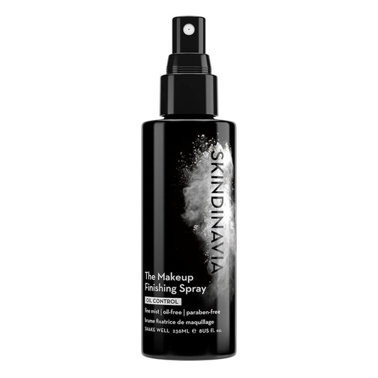 Skindinavia The Makeup Finishing Spray, Oil Control Makeup Setting Spray, All-Day Wear, Long-Lasting Up to 16+ Hours, Heat-Resistant & Waterproof, Fine Mist, 8.0 Oz
