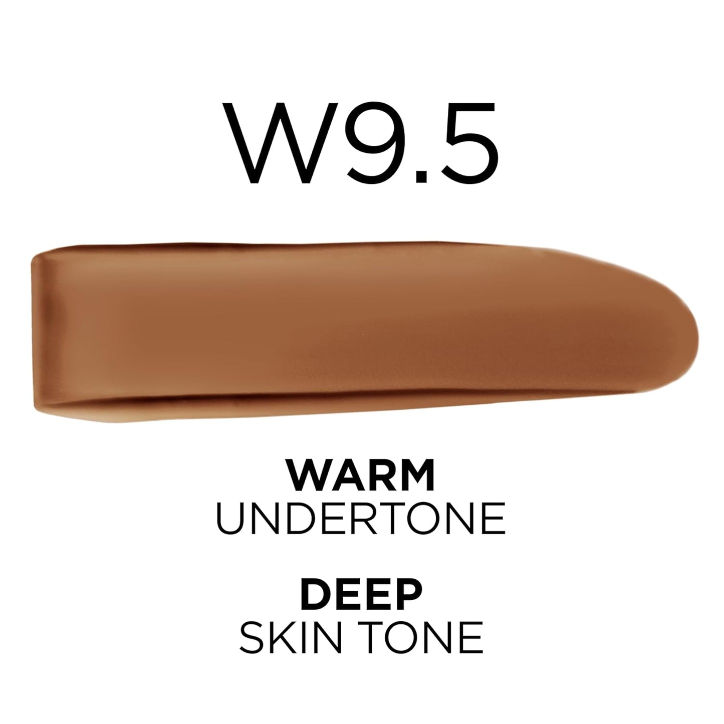 L'Oreal Paris True Match Super-Blendable Foundation, Medium Coverage Liquid Foundation Makeup, W9.5, Deep, 1 Fl Oz