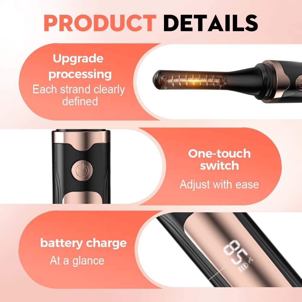 Heated Eyelash Curler, 2025 New Electric Eyelash Curler with LED Display, Portable Rechargeable Eye Lash Curlers Heated Makeup Tool for Women Girls (Black)