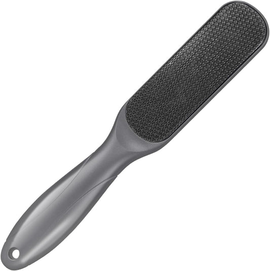 Nano Glass Foot File, Foot Callus Remover, Double Sided Pedicure Tools for Feet, Dual Use of Dry and Wet, Professional Hygienic Foot Scrubber to Achieve Smooth, Silky Feet Instantly (Gray)