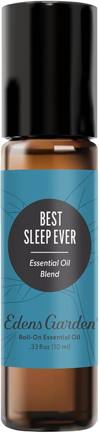 Edens Garden Best Sleep Ever Essential Oil Roll-On Blend- 100% Pure Premium Grade, Natural, Therapeutic, Aromatherapy, Kid & Skin Safe, The Best for Comfort, Wellness Pre-Diluted 10 ml (.33 fl oz)