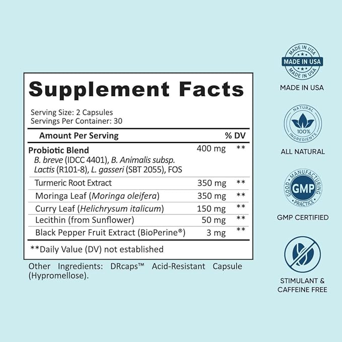 BB Company Provitalize | Womens Probiotic, Menopause | Joint Support, Sexy Midsection Curves, Digestive Health, Menopause Bloat | Turmeric Curcumin Moringa | Packaging Vary | 3 Pack