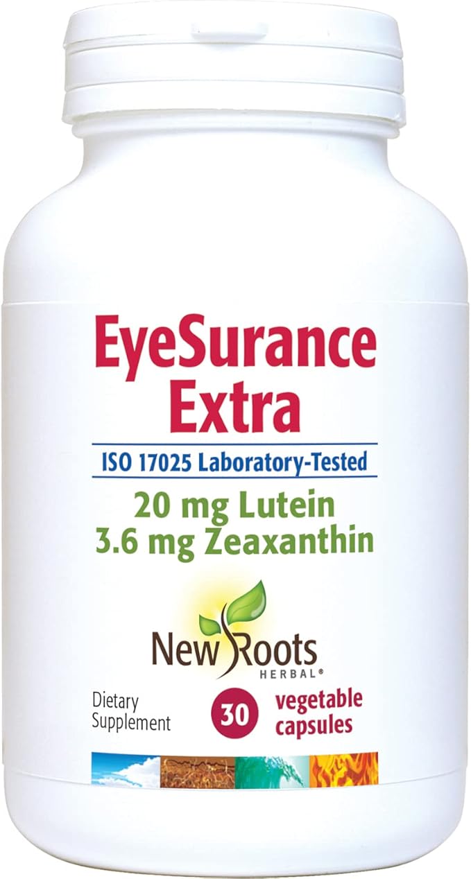 New Roots | Eye Supplement with Billberry, Lutein, Zeaxanthin and Multi-Vitamins, Designed with Naturopathic Doctors (30 Capsules)