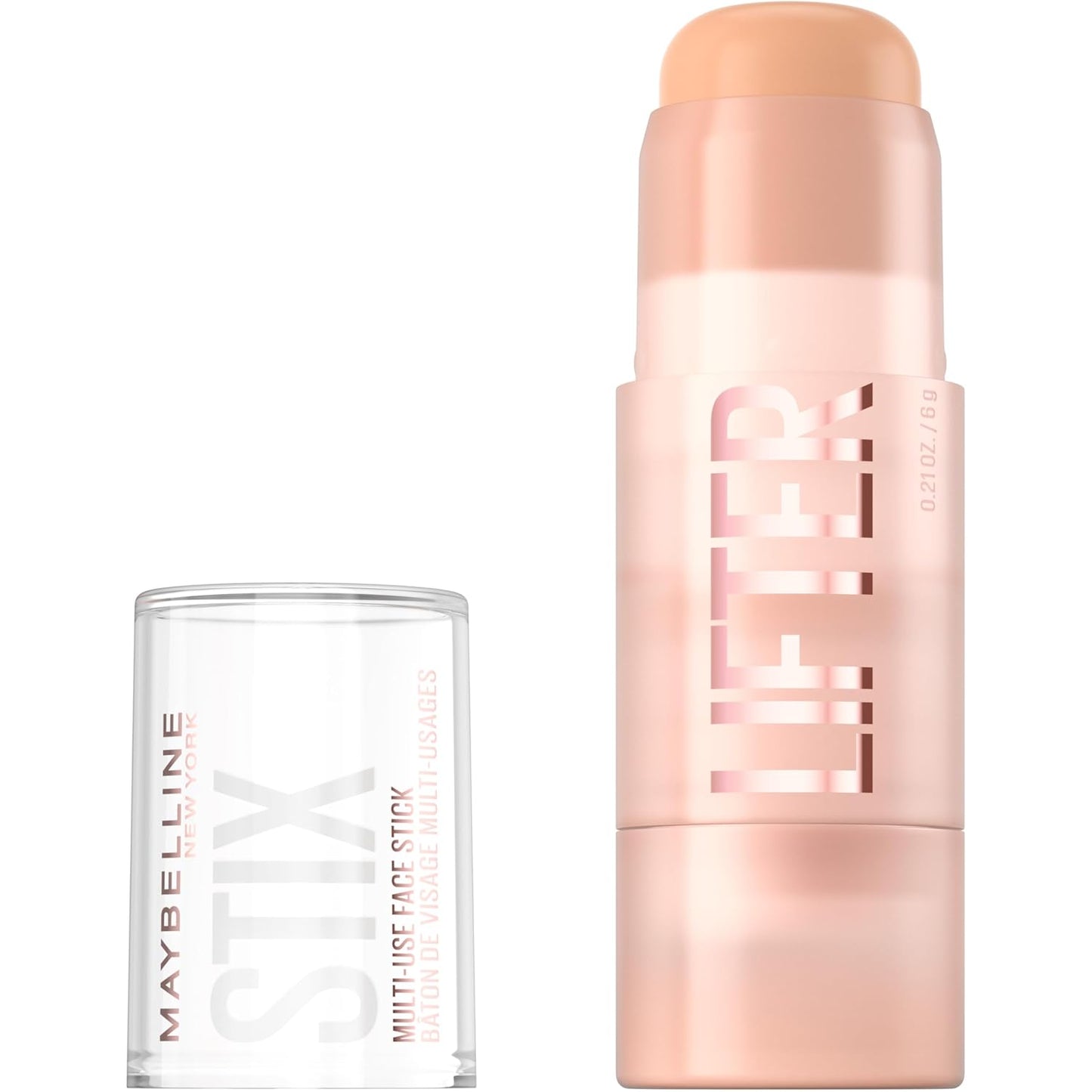 Maybelline Lifter Stix Multi-Use Face Stick - Contour, Bronzer, Concealer and Foundation Stick, All-In-One Creamy Face Makeup with Cranberry Seed Oil, 15, 1 Count