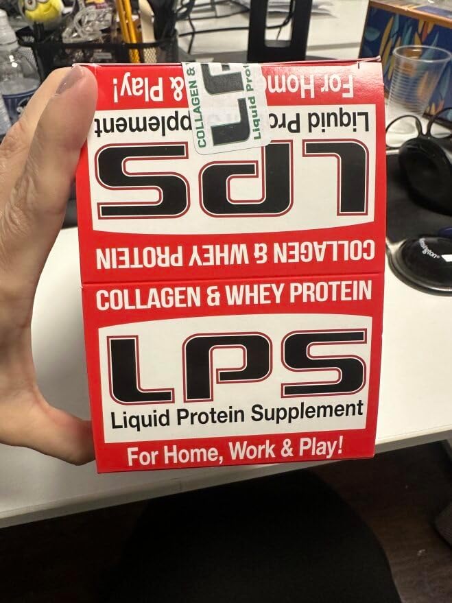 Nutritional Designs LPS Liquid Collagen & Whey Protein Supplement - Non-GMO Drink, Sugar-Free - Promotes Healthy Skin & Hair for Men & Women, Single Serve (Variety Box, 30)