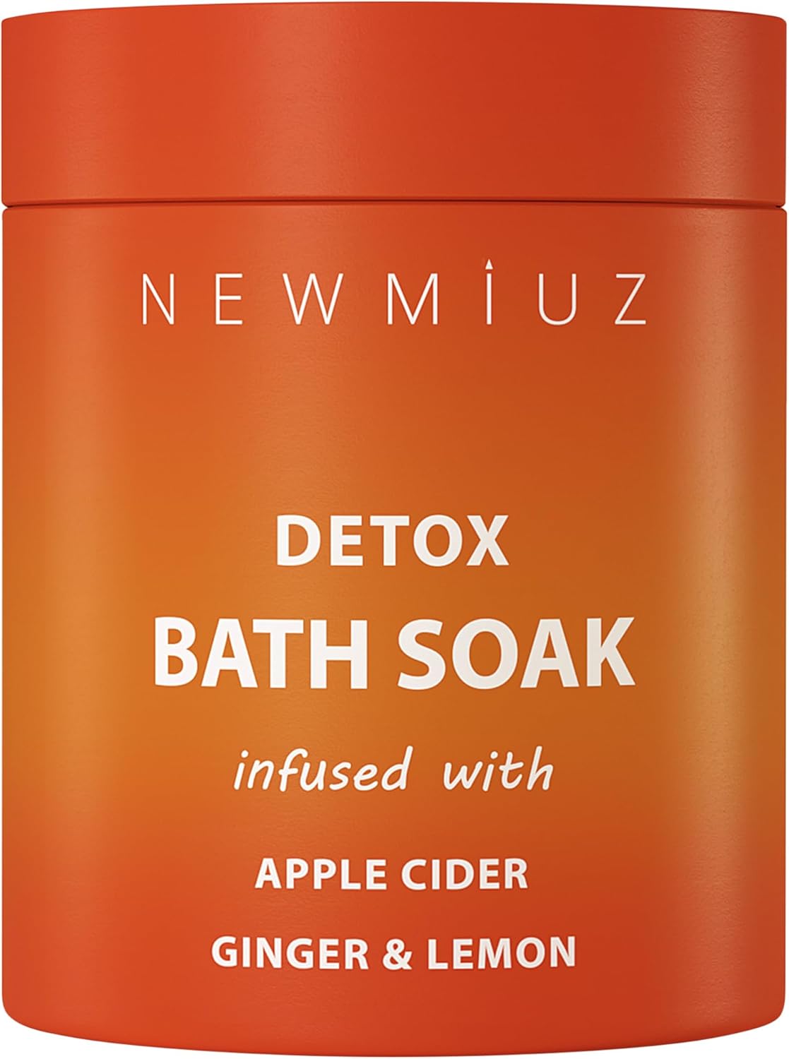 Luxury Bath Salts with Apple Cider Ginger Lemon Essential Oils for Healthy Skin Detox Foot Soak Body Care Muscle Recovery Aromatherapy Selfcare Gift