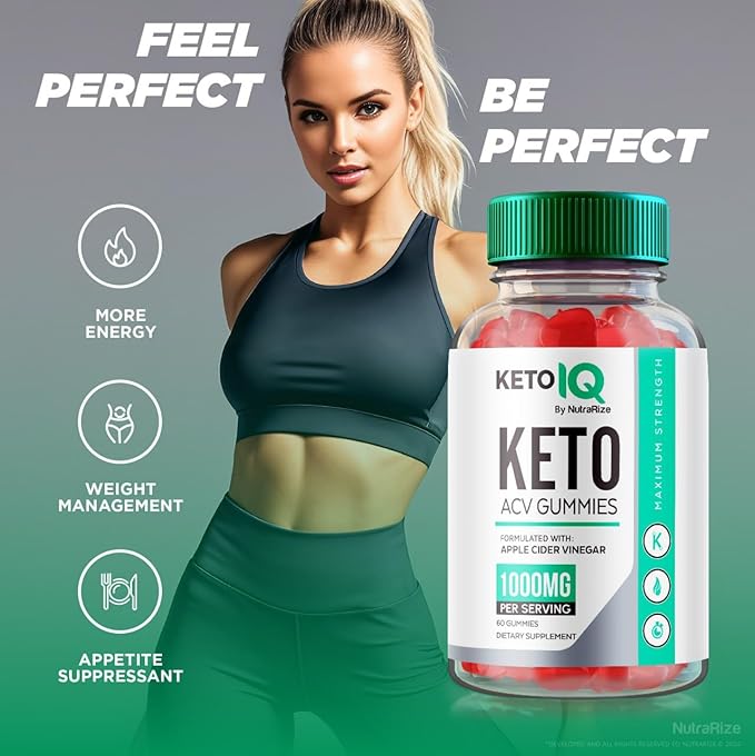 (2 Pack) Keto IQ Keto ACV Gummies, Keto IQ Keto ACV Formula for Advanced Weight Loss, Keto IQ Keto Dietary Supplement, Keto IQ Keto + ACV Gummy, KetoIQ Gomitas Reviews (120 Gummies)