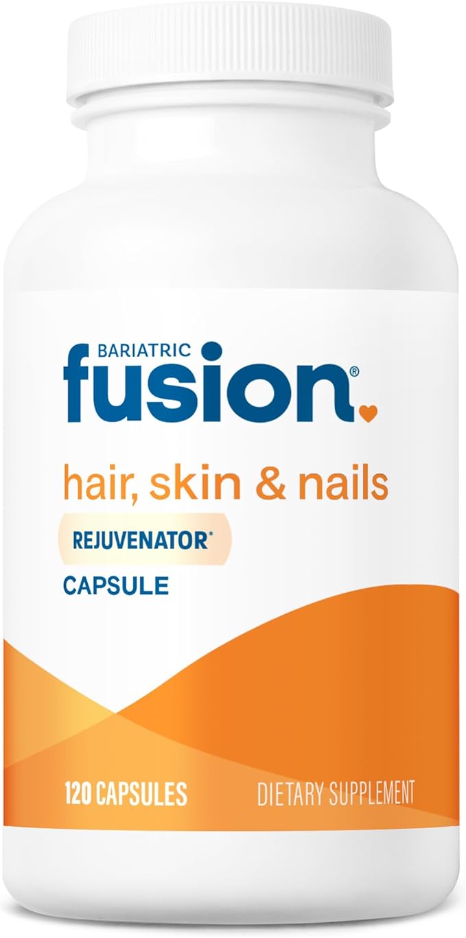 Bariatric Fusion ONE Per Day Bariatric Hair, Skin & Nails REJUVENATOR | Includes Biotin, B12, and B1 | 120 Count