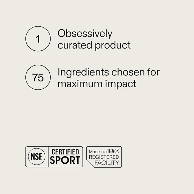 AG1 Greens Powder Supplement | Improve Gut Health | Multivitamin, Probiotic, Gluten Free, Vegan and Keto Friendly | Shaker & Scoop Included | 75 Vitamins (Athletic Greens)