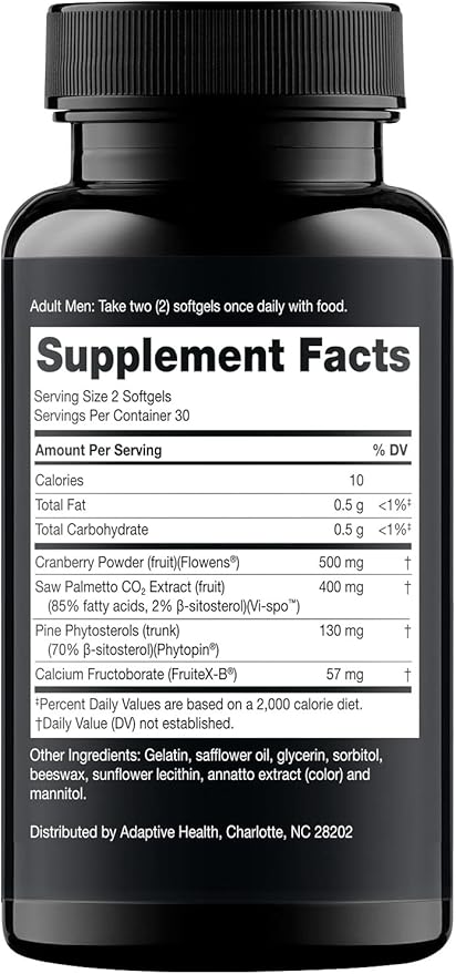 Nugenix Full Potency Prostate - Prostate Support Supplement for Men's Health, Clinical-Strength, Saw Palmetto, Increase Urinary Flow and Frequency, and Support Prostate Function, 60 Capsules