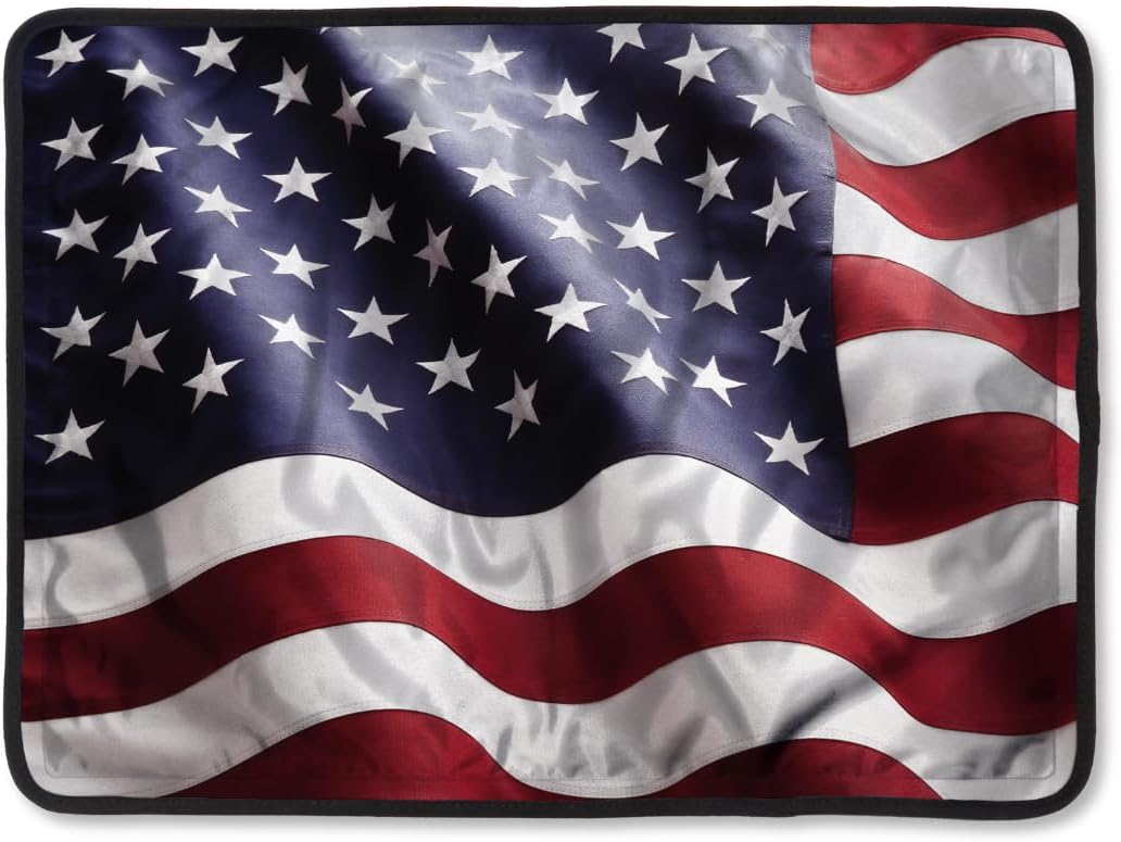 FlexiKold American Flag Gel Ice Pack (Standard Large: 10.5" x 14.5") Ice Packs for Injuries Reusable, Back, Shoulder and Knee Pain Relief, After Surgery - 6300-COLDUSA by NatraCure