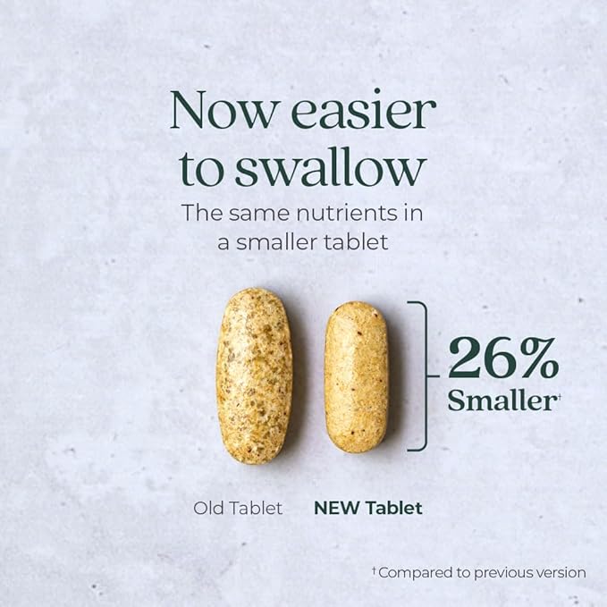 New Chapter Men's Multivitamin for Immune, Stress, Heart + Energy Support with Fermented Nutrients - Every Man's One Daily, Made with Organic Vegetables & Herbs, Non-GMO, Gluten Free - 48 ct