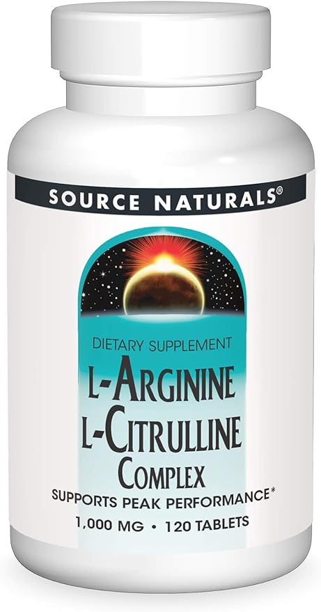 Source Naturals L-Arginine L-Citrulline Complex, 120 Tablets, 1000 mg