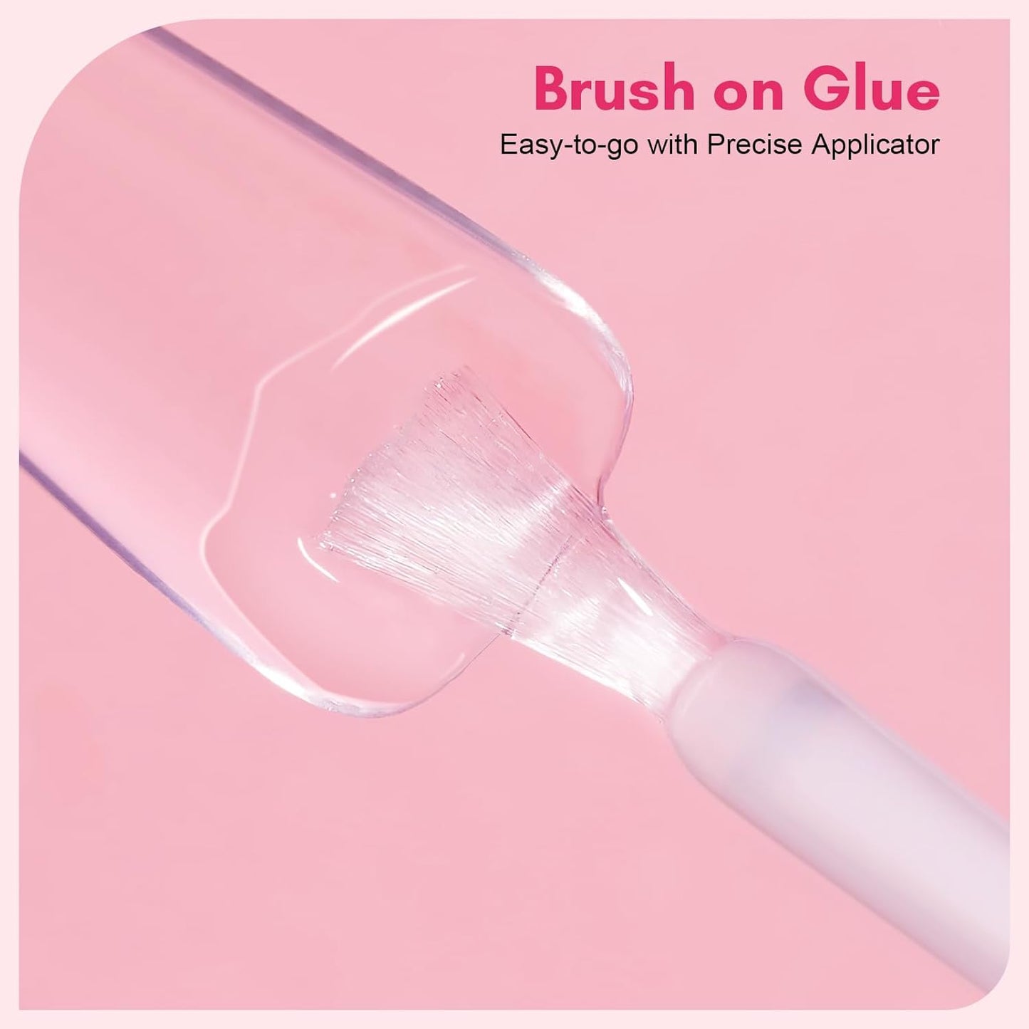 Makartt Super Strong Nail Glue for Acrylic Nails: 7ML 3 Pcs Brush on Nail Glue for Nail Tips Press On Nails Ultra Quick,Long Lasting,Easy to Use False Nail Glue for Glue on Nails Fake Nails DIY Nails