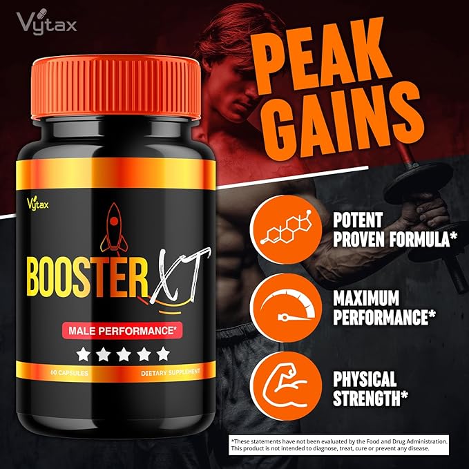 (2 Pack) Booster XT for Men, Booster XT Capsules, Premium Formula Vitamin Supplement Support Energy Peak Performance, Multivitamin Pastillas Capsulas BoosterXT Boost XL (120 Capsules)