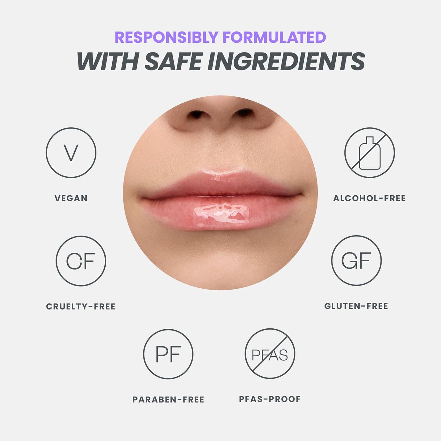 Wonderskin Lip Oil Rehab Serum - Tinted Lip Oil, Hydrating, Moisturizing, and Non-Sticky Coral Pink Tint Serum for Dry Lips (Lover)