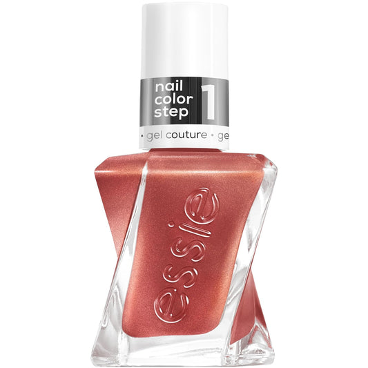 essie gel couture long-lasting nail polish, vegan, be dazzled, rose, multi-faceted, 0.46 fl oz