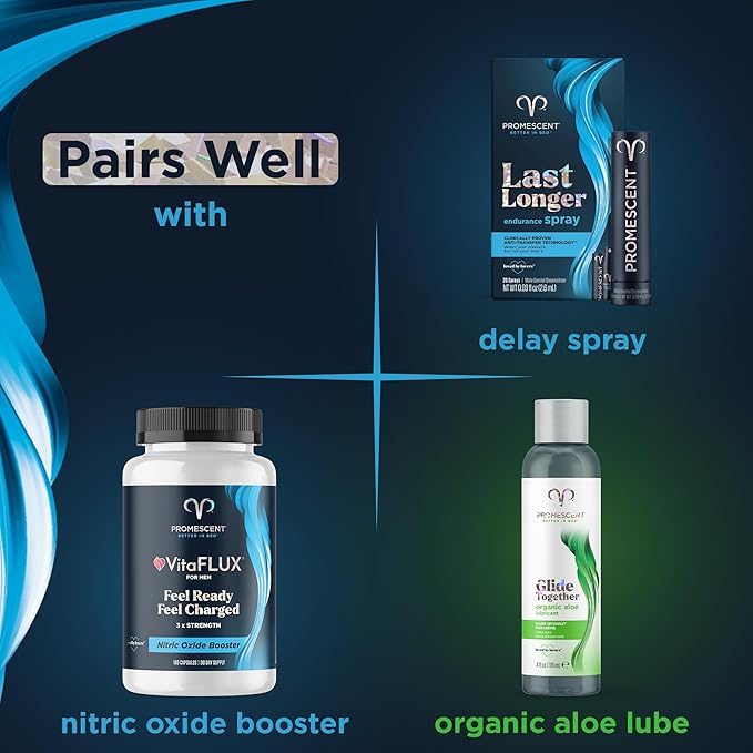 Promescent Delay Wipes Sexual Enhancer for Men to Last Longer in Bed, Extended Climax Control with Benzocaine for Male Genital Desensitizing - Increase Duration, Performance, and Stamina (5 Count)