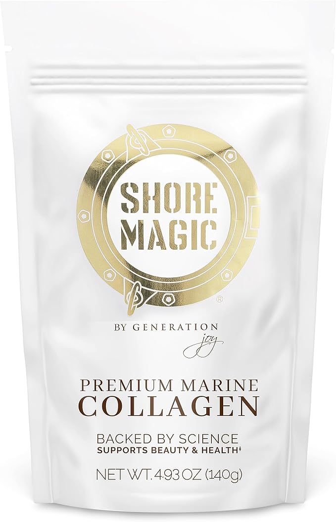 Premium Marine Collagen Powder with Type I II III and IV, Hydrolyzed Peptides for Women and Men, Sourced from Wild Fish, Certified Kosher, Unflavored, Sustainable 4.93 Oz Pouch