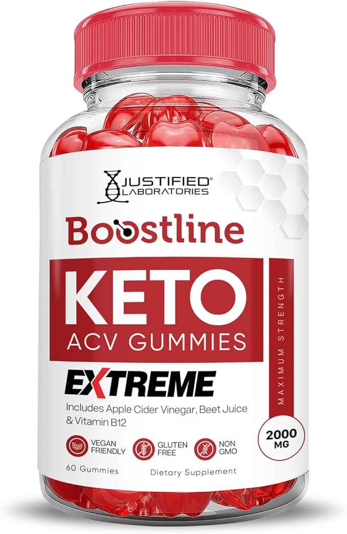 (2 Pack) Boostline Keto ACV Gummies Extreme 2000MG Boost Line Keto Gummies Apple Cider Vinegar Formulated with Pomegranate Beet Juice Powder B12 Vegan Non GMO120 Gummys