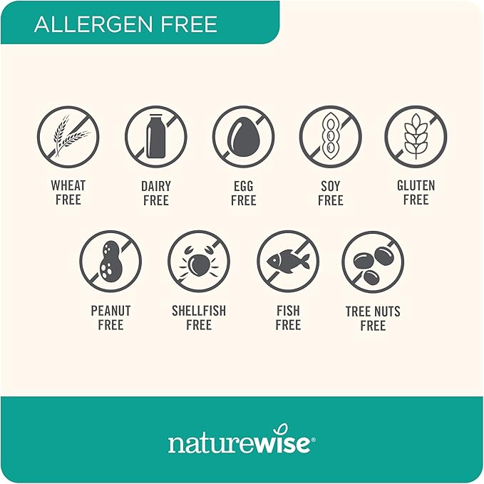 NatureWise Multivitamin for Women + Stress Support + B-Complex + Vitamin C + D3 K2 for Immunity, Hair, Skin & Nails, Digestion + Whole Organic Foods - Vegetarian, Non-GMO - 60 Capsules[1-Month Supply]