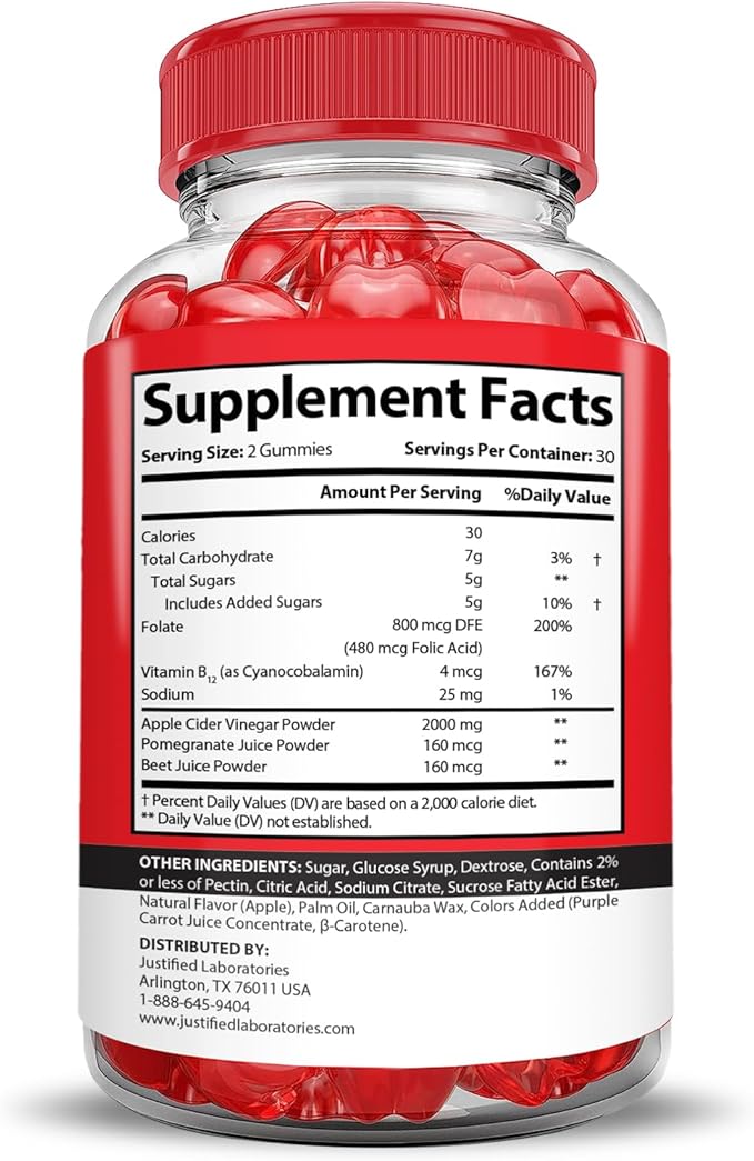 (2 Pack) Keto Crave Keto ACV Gummies Extreme 2000MG Keto Crave Keto Gummies Advanced Formula Apple Cider Vinegar with Pomegranate Beet Juice Powder B12 Vegan Non GMO 120 Gummys