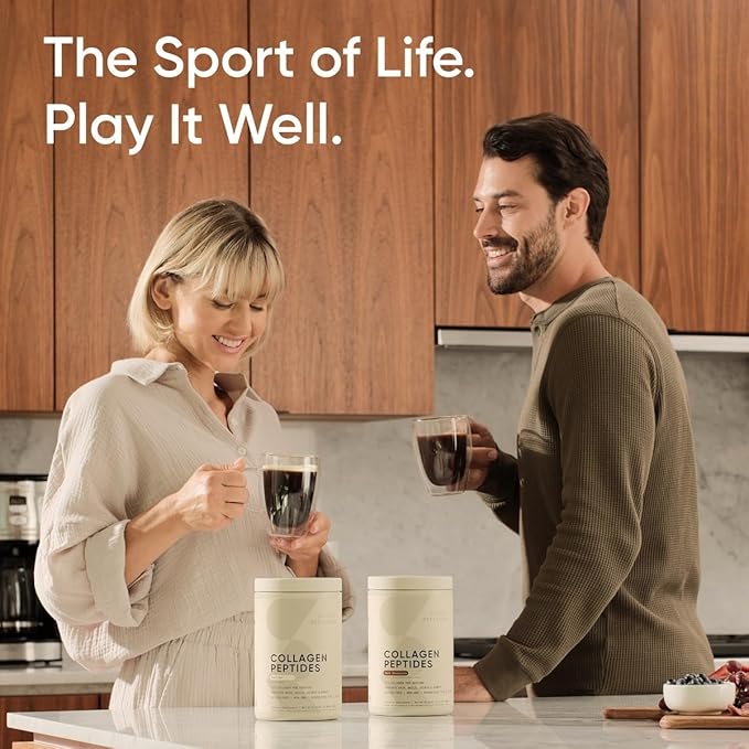 Sports Research Multi Collagen Protein Powder (Type I, II, III, V, X) with Hyaluronic Acid + Vitamin C | 5 Types of Food Based Collagen, 30 Servings (Unflavored)