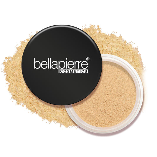 Bellapierre Mineral Foundation SPF 15 – Loose Powder Foundation, Full Coverage Mineral Makeup with Matte Finish – Vegan, Cruelty Free, Hypoallergenic, Oil & Talc Free – 0.32 oz - Nutmeg