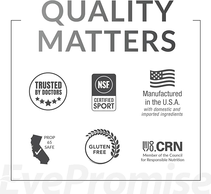 EyePromise Screen Shield All-in-One Eye Vitamin | Omega–3 Fish Oil, Bilberry, Lutein, Zeaxanthin, Vitamins A, C, B12, Zinc | 30 One-A-Day, Easy-Swallow Softgel Capsules