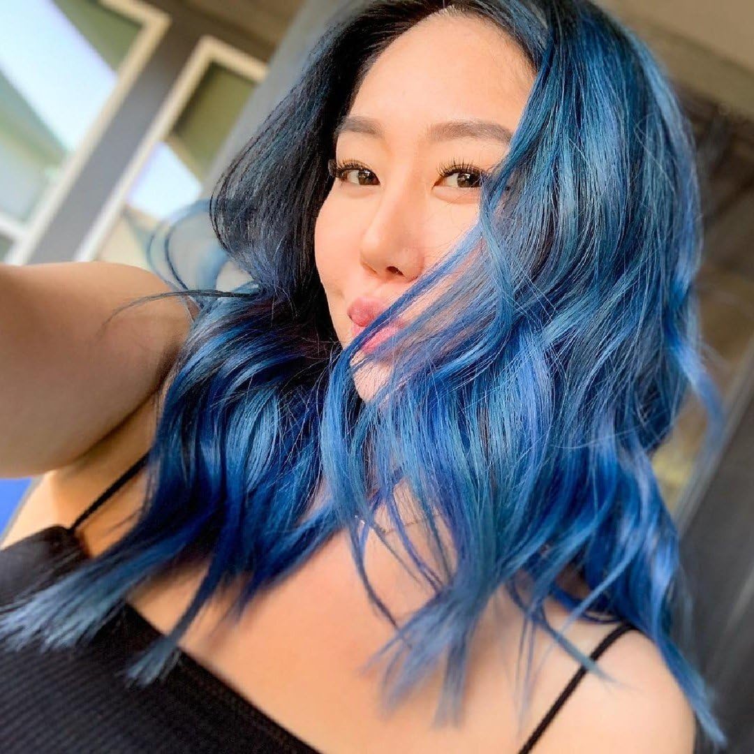 Overtone Daily Color Depositing Conditioner - 4.5oz Temporary Coloring Conditioner with Shea Butter & Coconut Oil - Refresh Color & Prevent Fading - Vegan & Cruelty-Free, Extreme Blue is Cosmic Cobalt