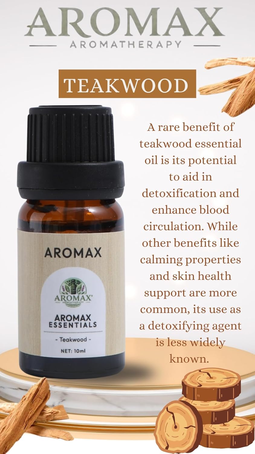 Aromax Essentials 100% Pure Essential Oils Set for Diffuser, Aromatherapy & Relaxation - Best Aromatherapy Starter Kit