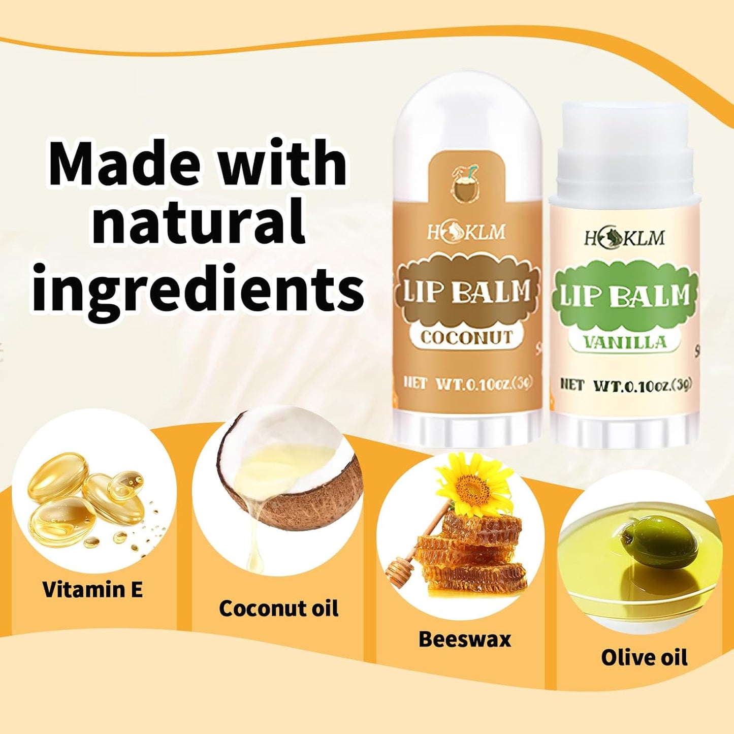 130-Pack Natural Lip Balm Set - Hydrating Formula with Vitamin E & Coconut Oil - for Kids/Adults - Bulk Mini Lip Balms - Great for Gifts & Daily Use - 13 Flavors