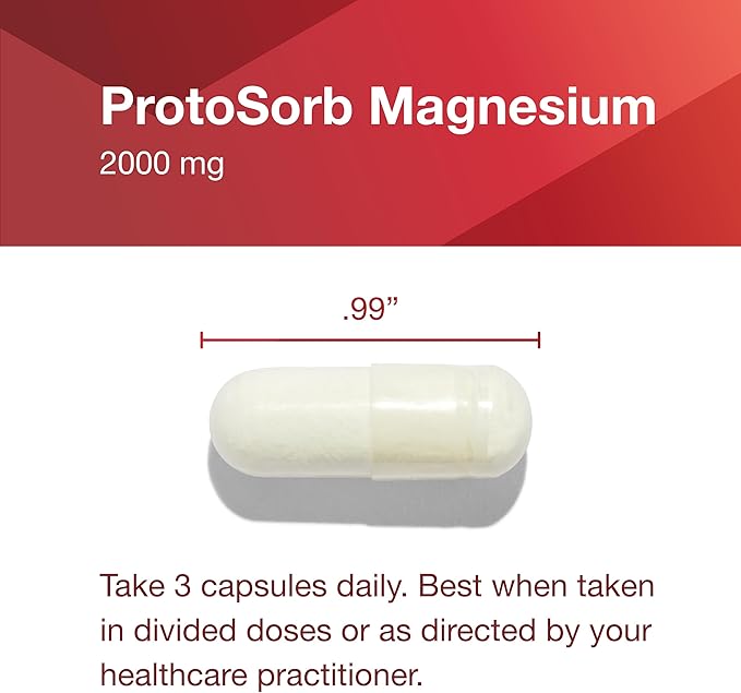 Protocol Magtein - 2,000mg Magnesium L-Threonate Magtein - Supports Brain Focus & Memory Health* - Kosher & Non-GMO - 90 Veg Capsules