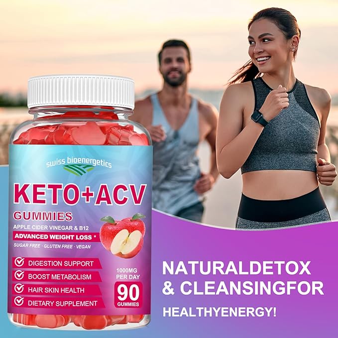 (2 Pack) 180 CT Keto Apple Cider Vinegar Gummies - Organic Keto ACV Gummy Diet Supplement - Organic ACV Gummies Keto +ACV Natural Folic Acid Vitamin B12 and B6 Beet Root for Women Men (1000MG)