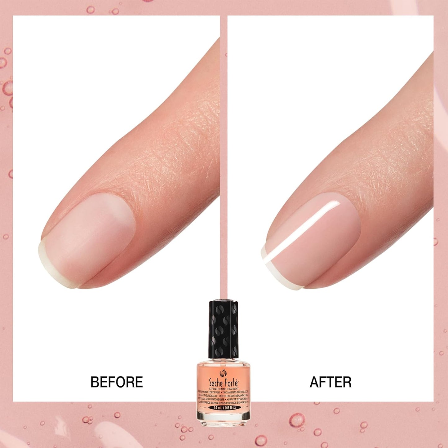 Seche Forte Strengthening Treatment Base Coat with Biotin & Bamboo, 0.5 fl oz