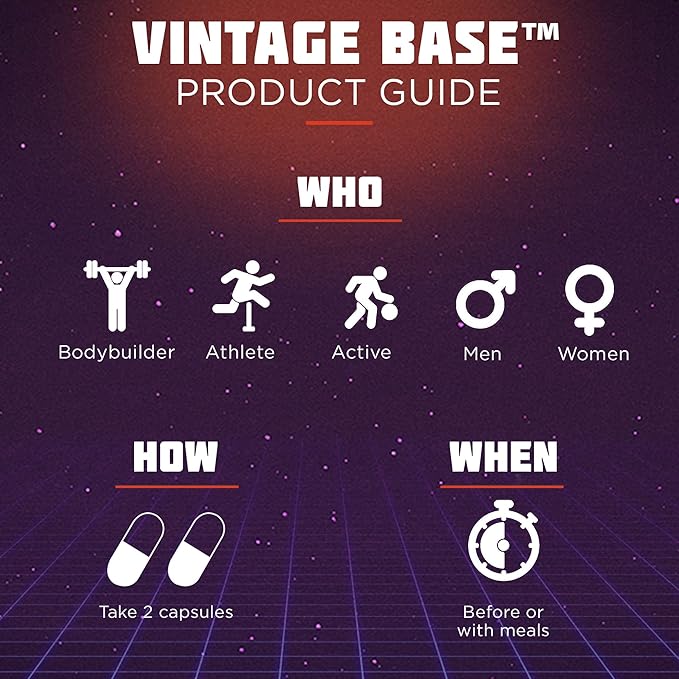 Old School Vintage Base 2-in-1 Multivitamin & Probiotic, Daily Vitamins & Minerals for Optimized Digestion, Intestinal Flora, Immune, Vitamin D3, C, & Zinc for Men & Women - 120 Veggie Caps