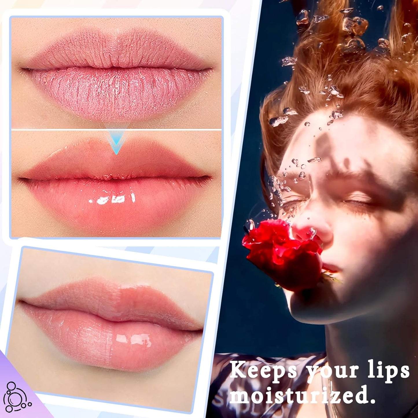 30PCS Moisturizing Lip Masks Set, Overnight Bulk Lip Patches, Long-lasting Hydrating Sleeping Lip Plumping Masks for Women 05