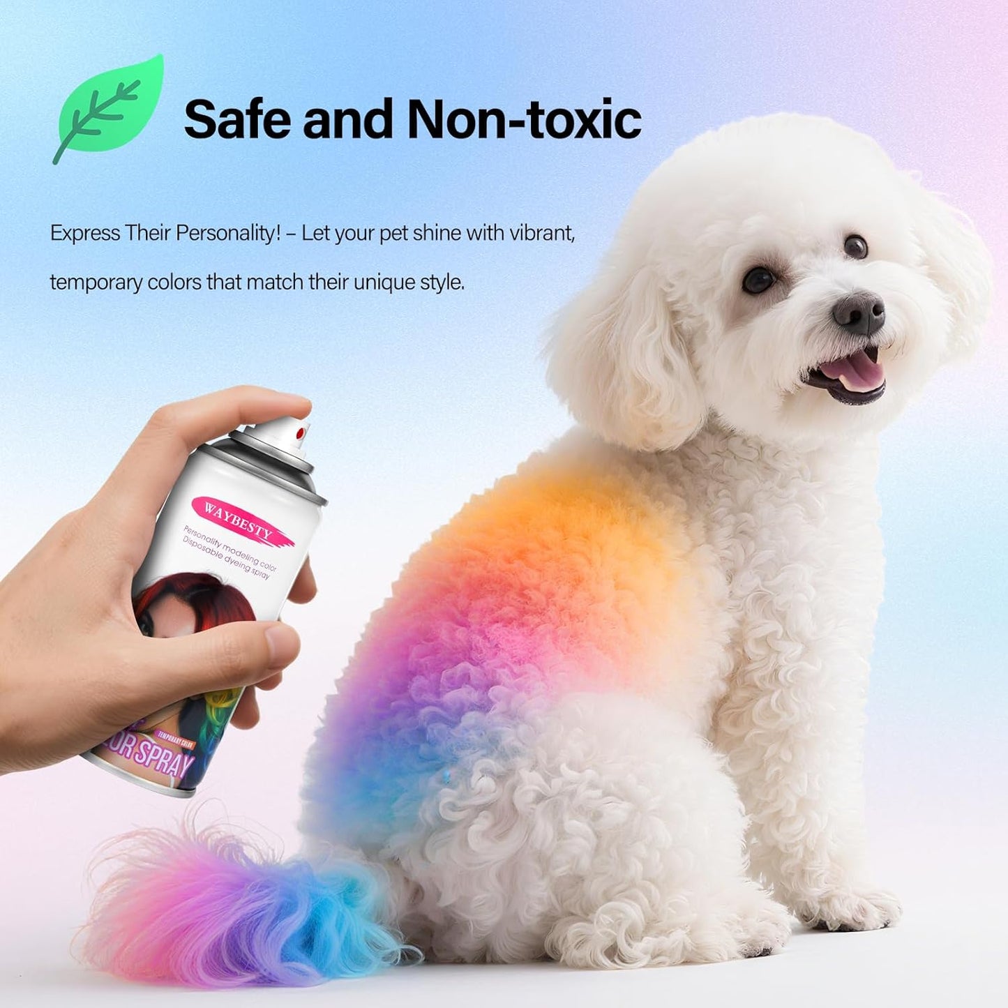 Temporary Hair Color Spray For Women Kids Men, Washable Temporary Hair Dye Spray One Day Hair Color Wax Non-Sticky For Cosplay Party DIY, Christmas Party, Halloween Crazy Hair Day (Gold, 4.06 oz)