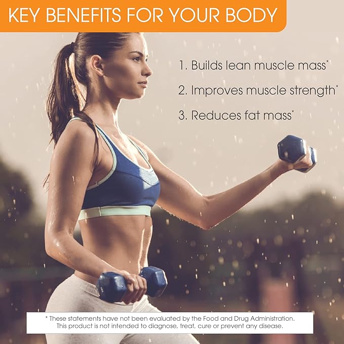 Muscle Boost (Orange) [30-Serves] | Collagen Supplement Powder with Hydrolyzed BODYBALANCE Collagen Peptides & Buffered Vitamin C | Improves Body Composition