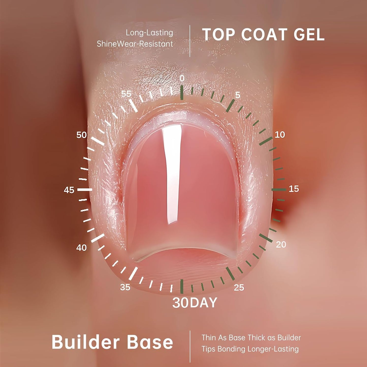 Salon-Grade Wooly Beige Builder Gel - Hypoallergenic Strong Base Coat | Long-Lasting Adhesion (30+ Days) for Professional Nails Gift for Women