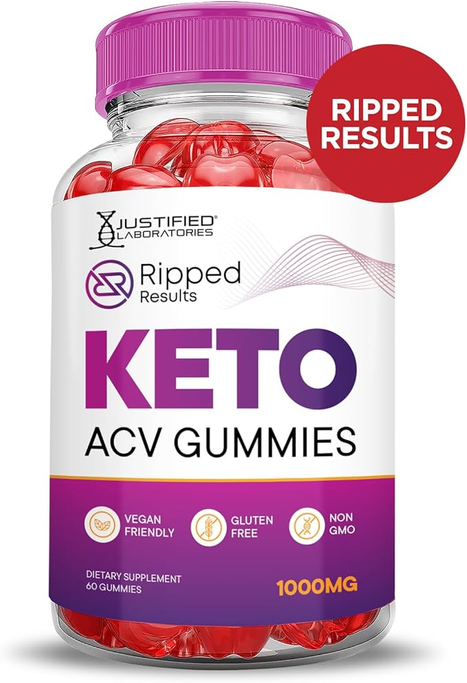 (10 Pack) Ripped Results Keto ACV Gummies Advanced Formula 1000MG Ripped Results Keto Gummies Apple Cider Vinegar Formulated with Pomegranate Beet Juice Powder B12 Vegan Non GMO 600 Gummys